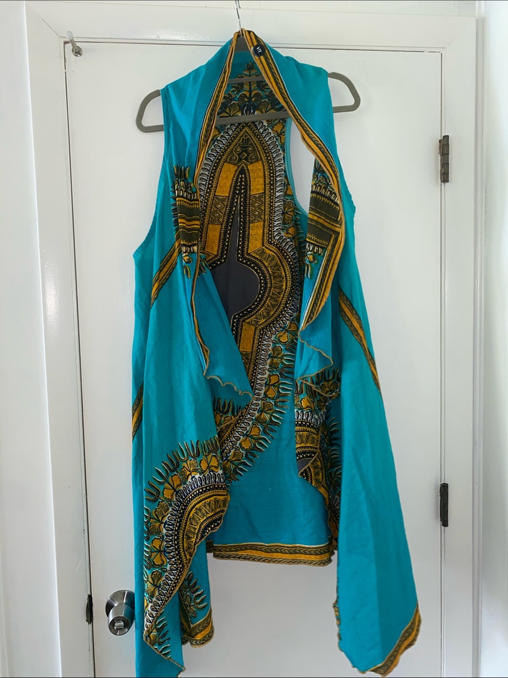 Dashiki Sleeveless Wrap One Size Fits Most